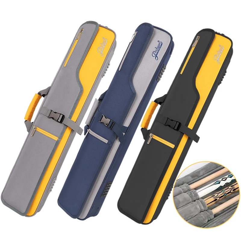 Professional Waterproof Billiard Cue Bag Custom Snooker and Pool Cue Carrying Case Soft with shoulder strap