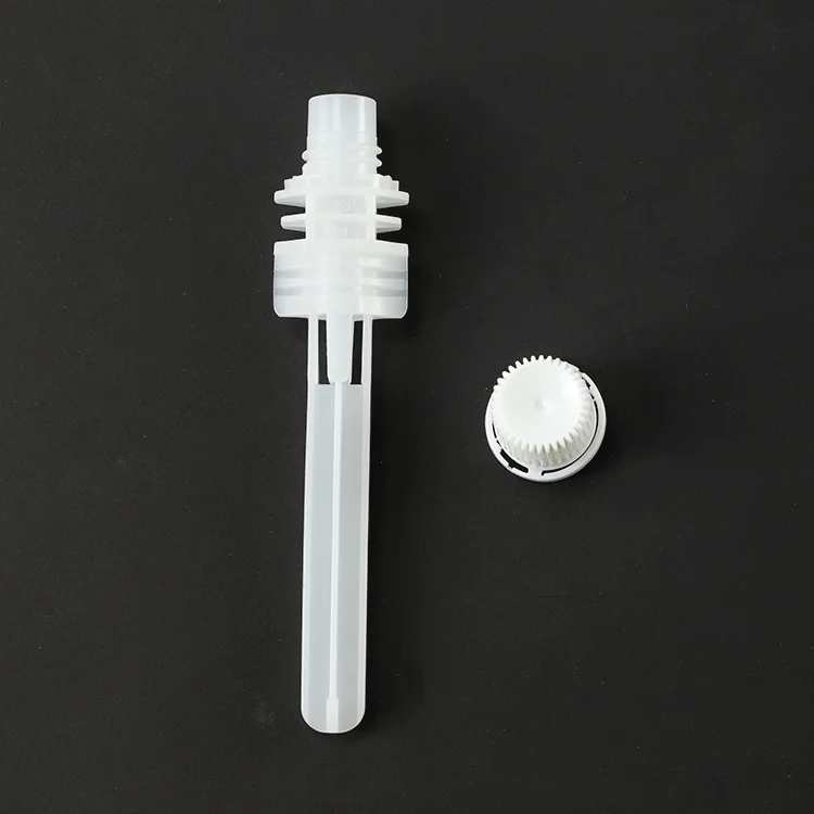 Plastic Tube Screw Liquid Medicine Bottle 8.6mm Cap Spout Pouch, Test Tube With Screw Cap