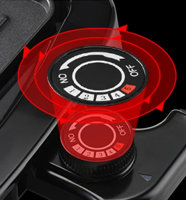 2 в 1 Электрический гриль барбекю и гриль с термостатом