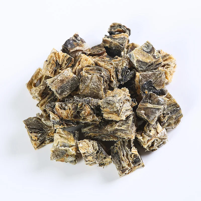 Factory Supply Wangdada natural Fish skin jerky health dog treat snack OEM ODM high quality 85g per bag pet dogs Feed