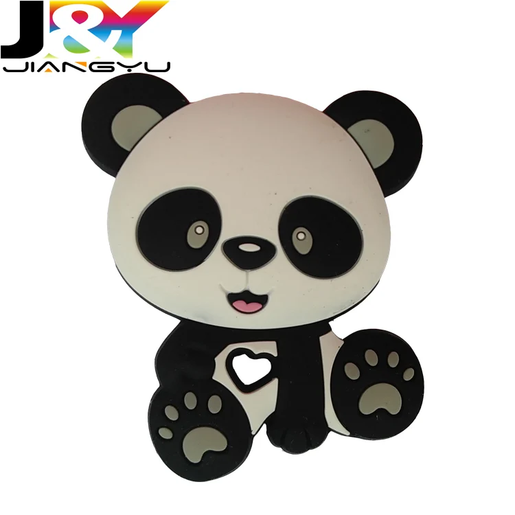 Детские игрушки-Прорезыватели в виде панды Прорезыватели из пищевого силикона животных игрушка для жевания душе девочек и мальчиков