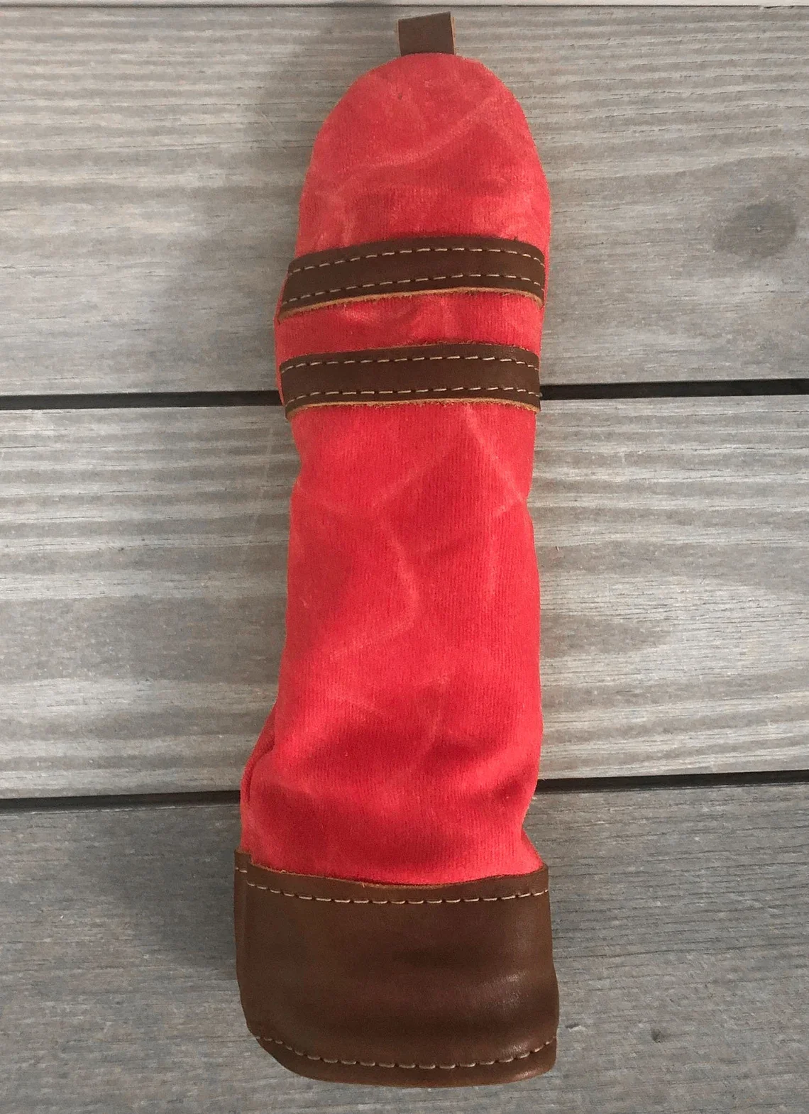 Golf Club Headcover 3 Wood Headcover Premium Leather Driver Fairway Wood Hybrid Blade Mallet Putter Cover Wood Head Cover