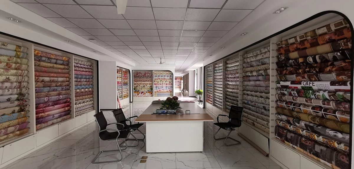 Home decoration cheap table cloth pvc  plastic roll