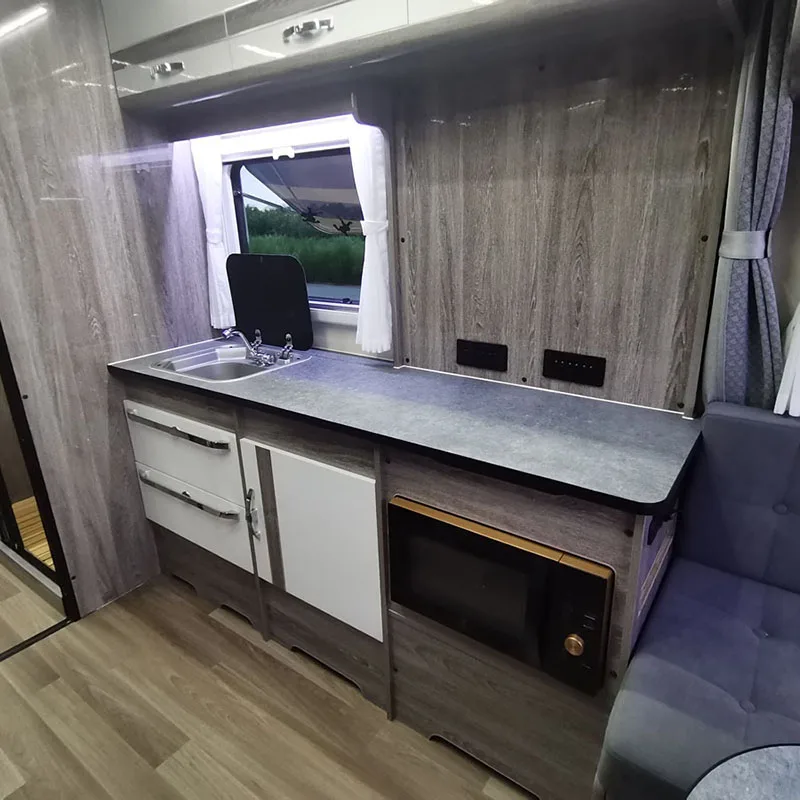 Factory  made hot sale China Motor Home Rv Caravan Travel Trailer Rv Camper Trailers Motorhome