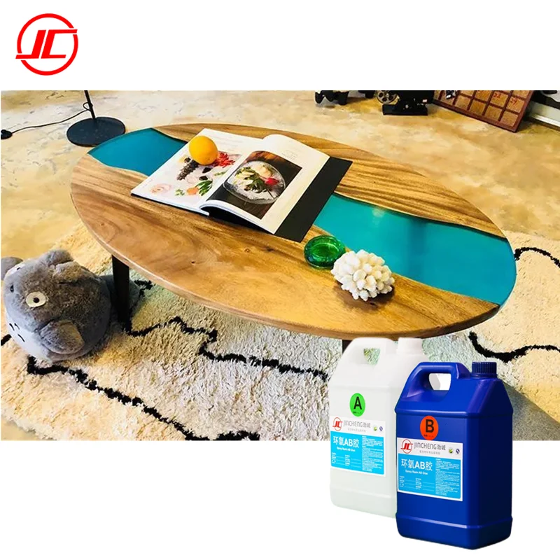 Wholesale Deep Pour Cast Crystal Clear Epoxy Resin River Table Casting