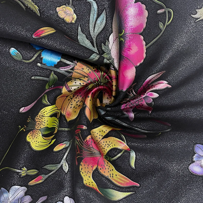 esse textile scuba suede foil 95%terylene 5%spandex fabric for woman tops fashionable  garment shirts dress