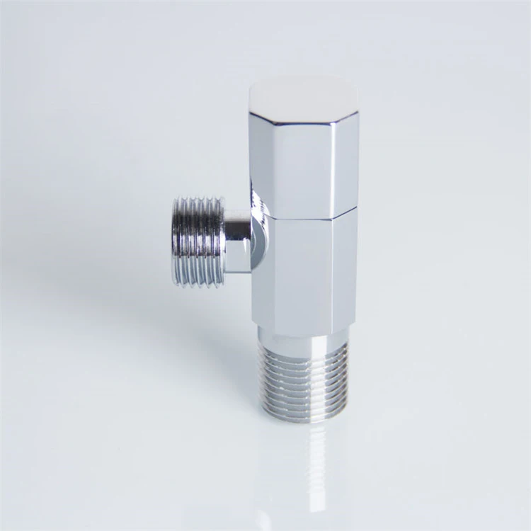 Bathroom Fittings Ms Stainless Cold Water Images Angle Cock Stop Valve Chrome Plated SS Iron Angle Valve