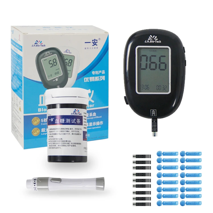 Blood glucose meter technology electronic display bioland blood glucose meter