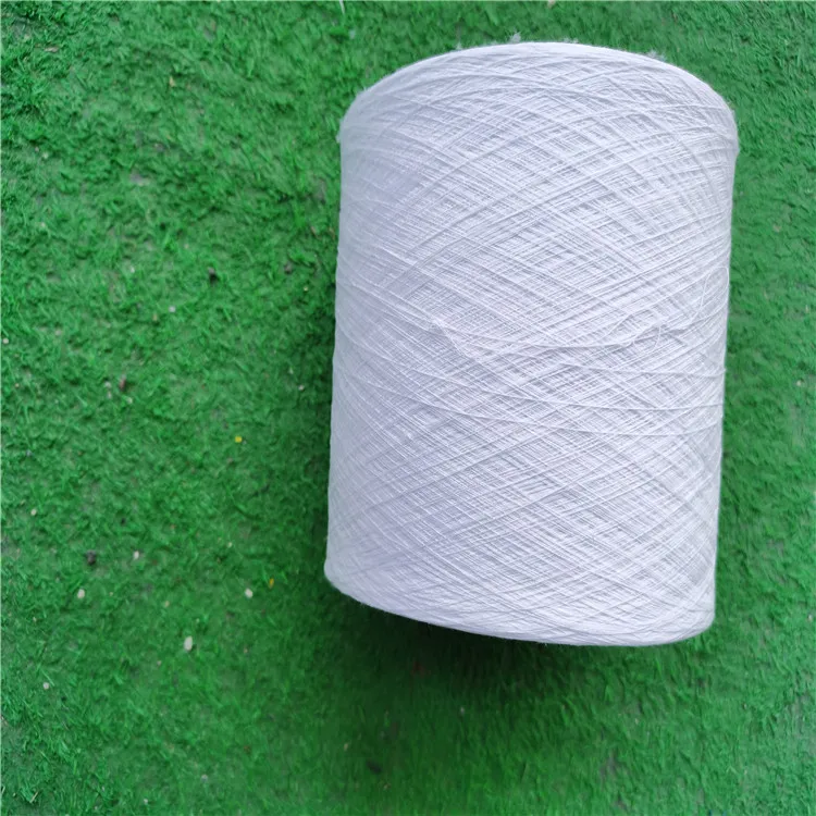 low twist white color regenerated cotton yarn t shirt yarn for knitting