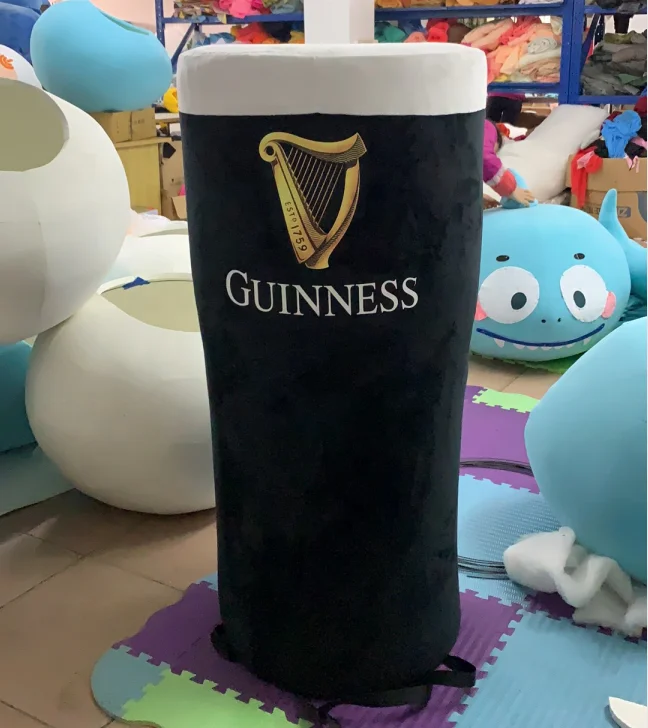 Client own design custom Beer bottle cup mascot costume