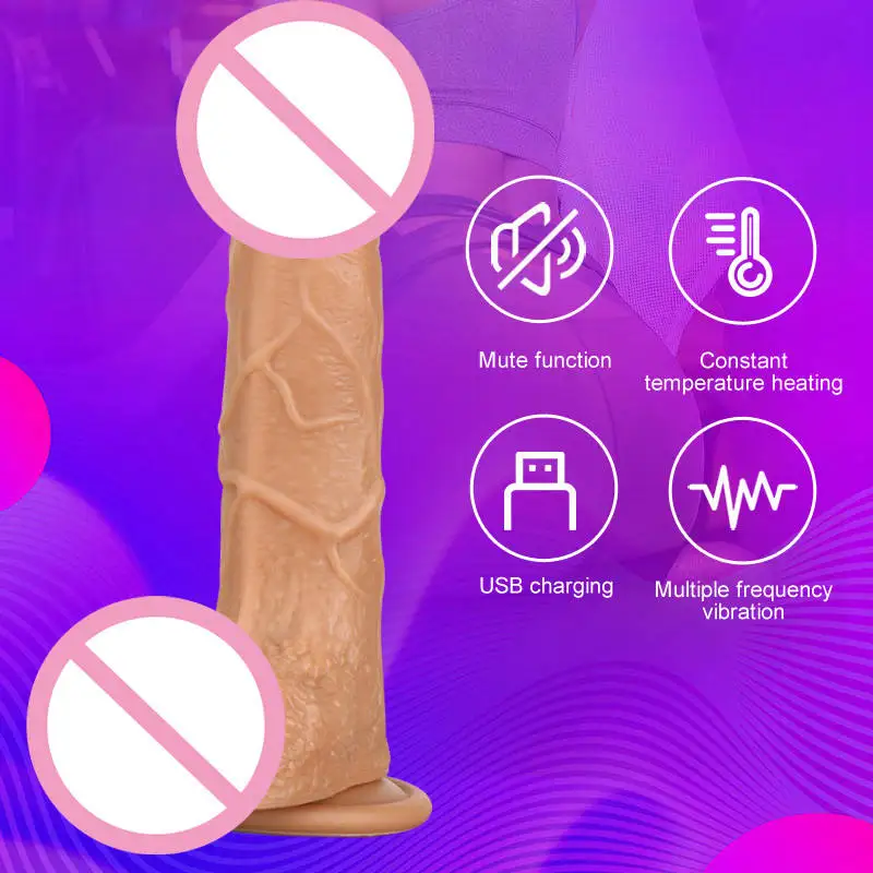 China Manufacturer Liquid Silicone Female Penis Rose Vibrator Dildo Girth Enlargement Penis