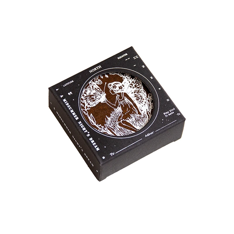 Flower Series Versatile Material Basic Printing Hand Account Decorative Wooden Wood Custom Literature And Art Wooden Seal Stamp
