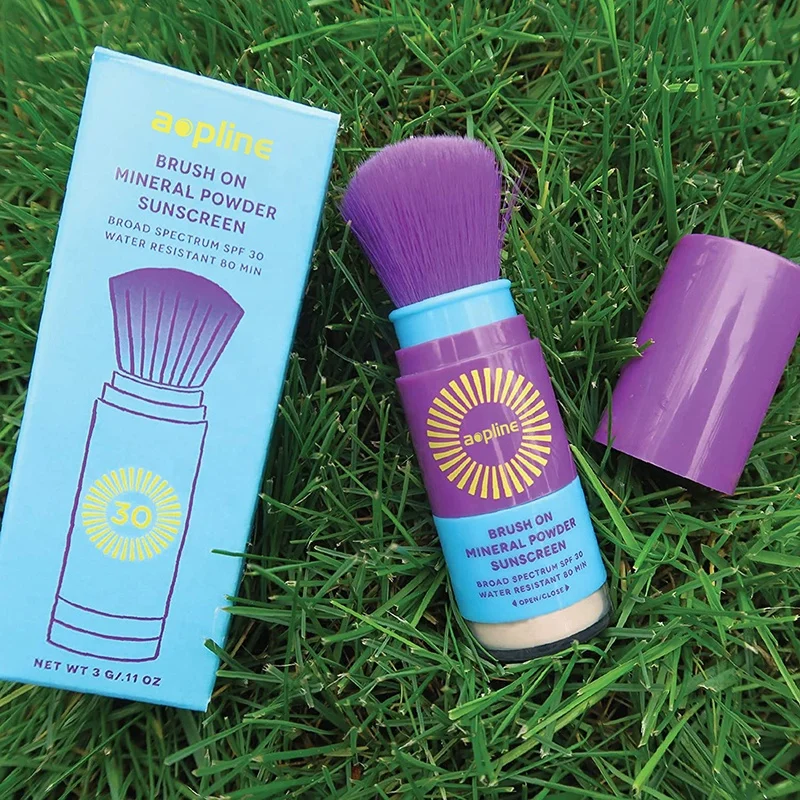 Broad Spectrum Brush on Mineral SPF Powder Sunscreen for Kids and Babies