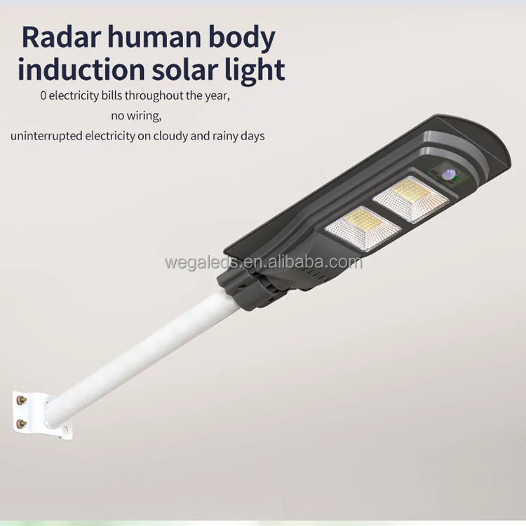 Светодиодные фонари на солнечной батарее с датчиком движения Светодиодная панель батареей уличные «Все в одном»