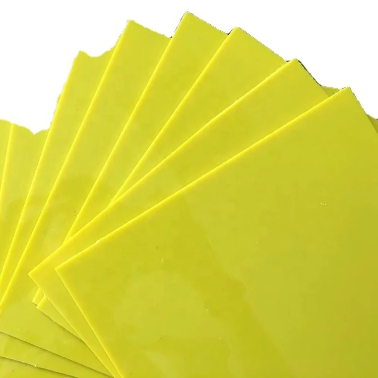 Желтый ПЭТ и ПЭТГ толщиной 1,5 мм, 2 мм, производитель пластиковых листов с сертификатом 2012 2050x3050