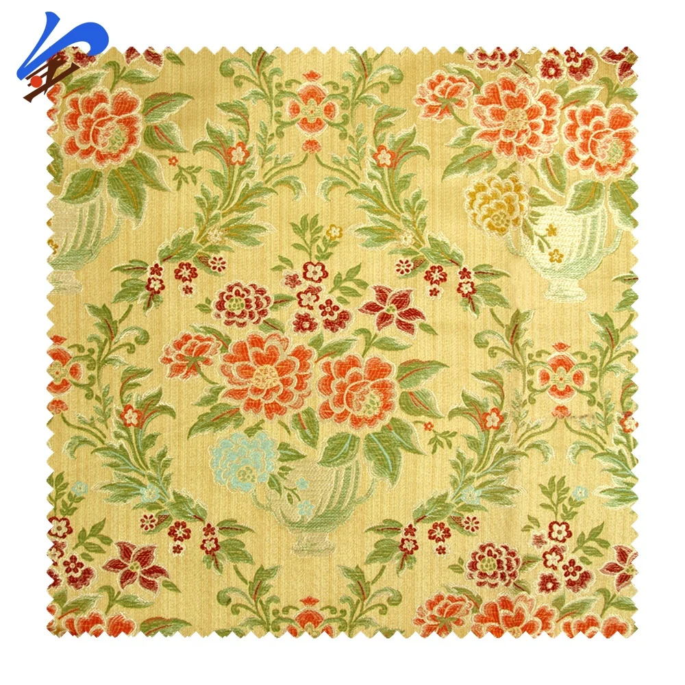 China Jacquard Yarn Dyed Woven Fabric Curtain Cushion Upholstery Jacquard Fabric For Home Textile