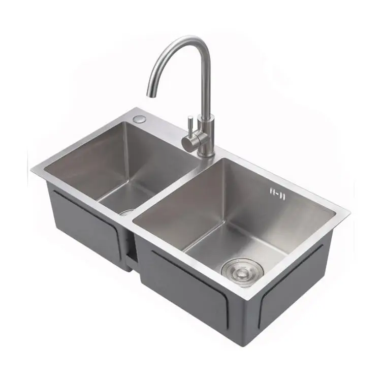Modern resident  wash basin rectangular shape under mount single bowl handmade stainless steel kitchen sink
