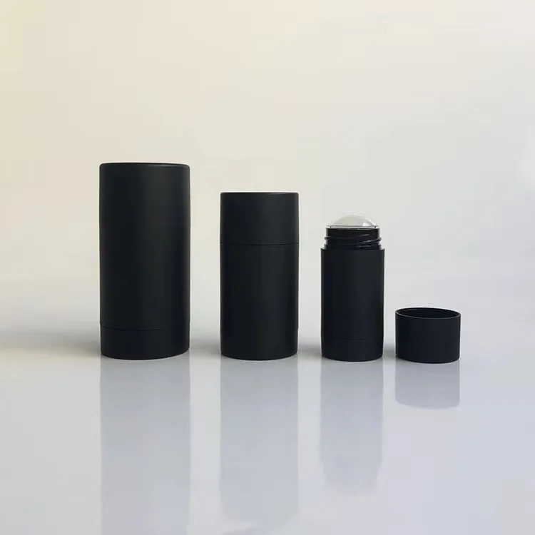 
Soft Coating 75g Recyclable Empty Deodorant Tubes, 2.54oz Plastic Deodorant Container Recycling Body Balm Stick Packaging 