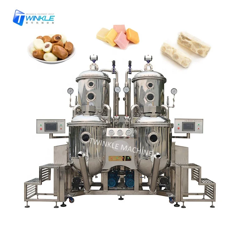 300kg toffee candy vacuum cooking inflatable mixing machine toffee vacuum inflatable cooker