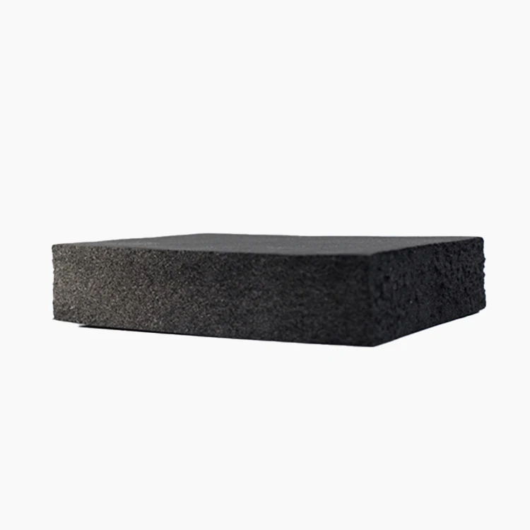 Black High Density Rubber High Temperature Resistant Sponge Foam Board And Roll