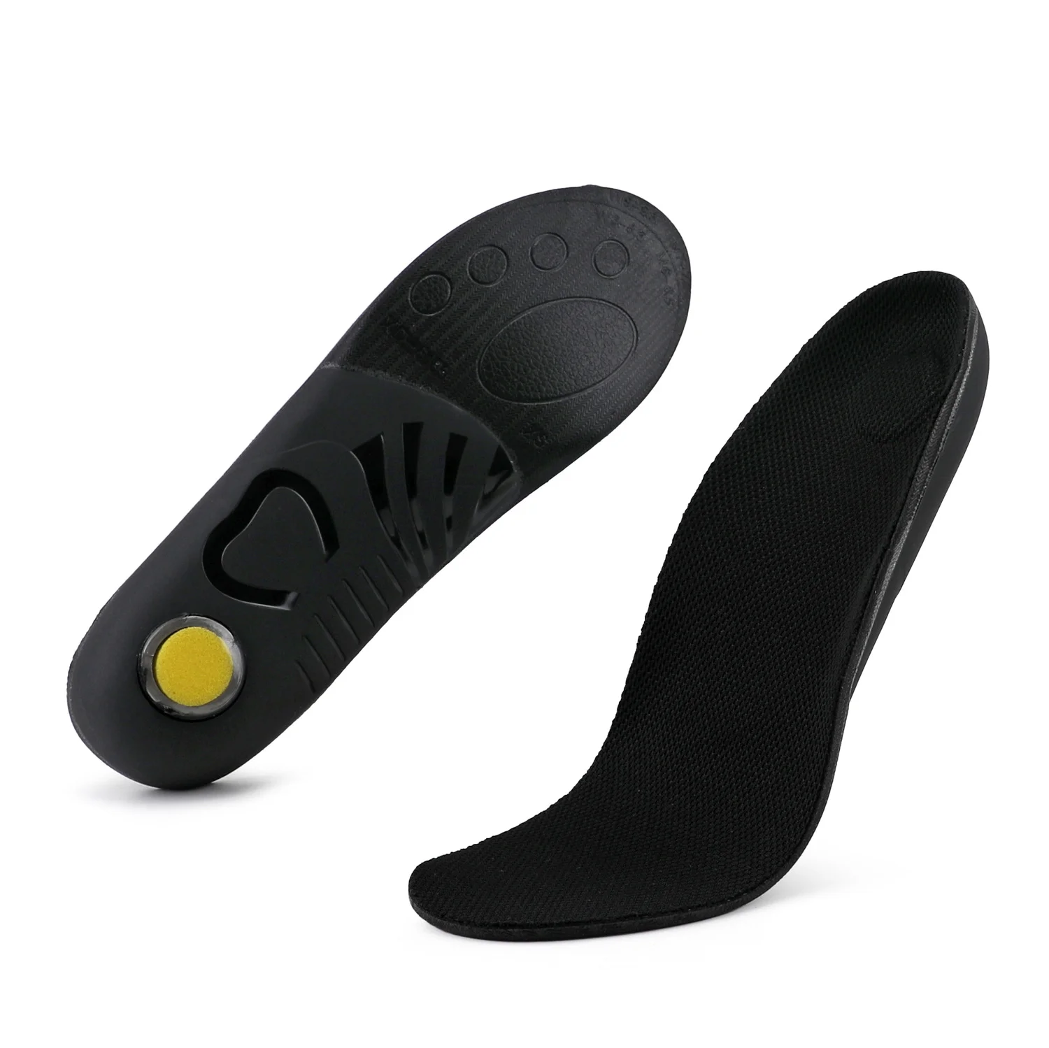 PU cushioning insole soft comfortable shock-absorbing arch sports insoles for men and women