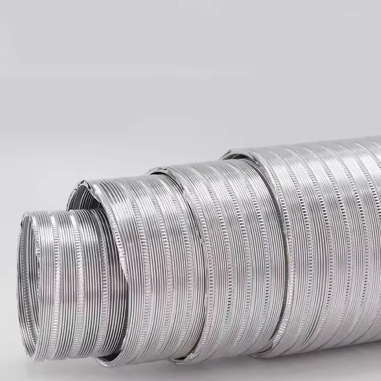 Industrial Design Style Aluminum Semi-Rigid Flexible Air Duct HVAC Parts for Hospitals Factory Price round Shape