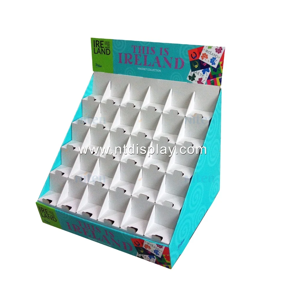 Cardboard material display racks contact lens counter display for optical store