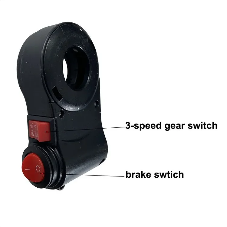 M 10 inch 48v 600w  80nm Dual controller with thumb throttle and multi function switch wheelbarrow kit