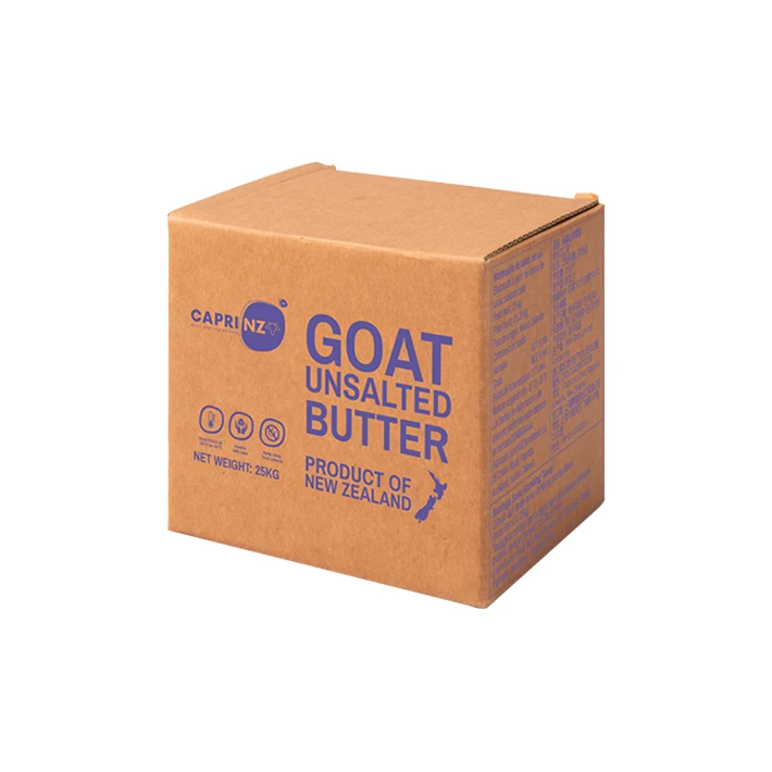 Dairy Products Goat Unsalted Butter Natrual Grass Feed Consumer Pack 100% New Zealand 25kg Pure Goat Cream