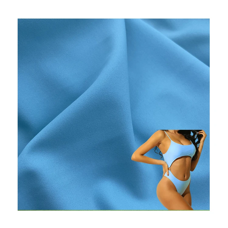 Изготовленный на заказ Warp 40D переработанный 81 нейлон 19 лайкра 4 способа Спандекс Трикотажная Ткань для спортивной одежды