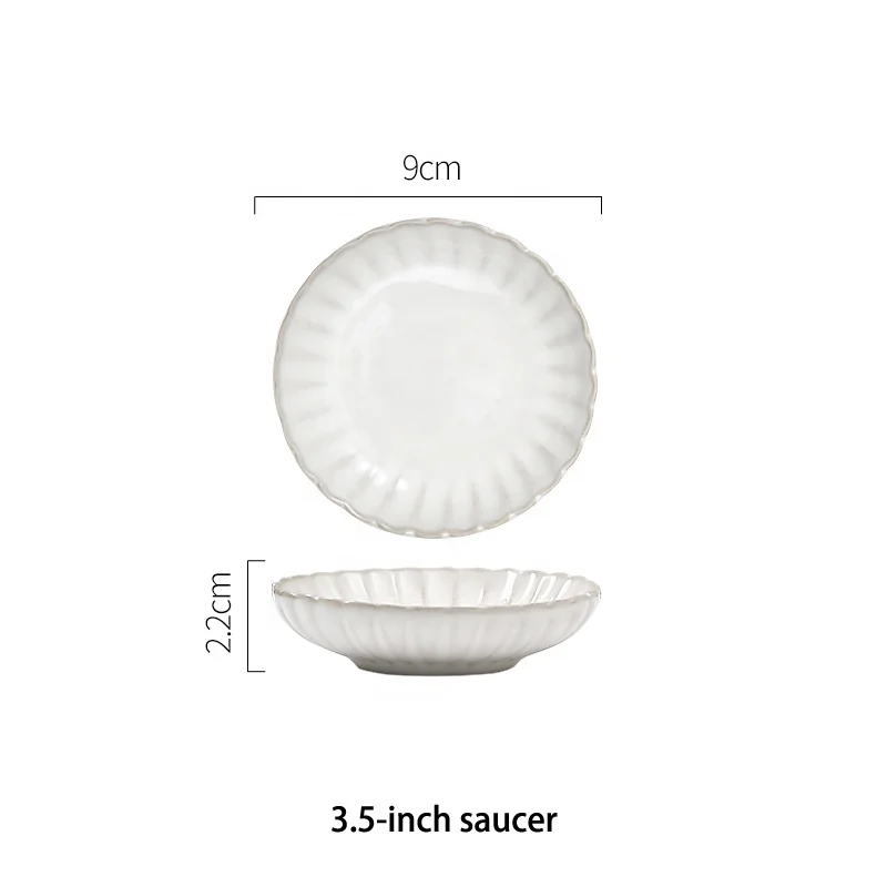 Bowl and Plate Set Home Breakfast Plate Japanese Steak Plate  Creative  Single Dishes