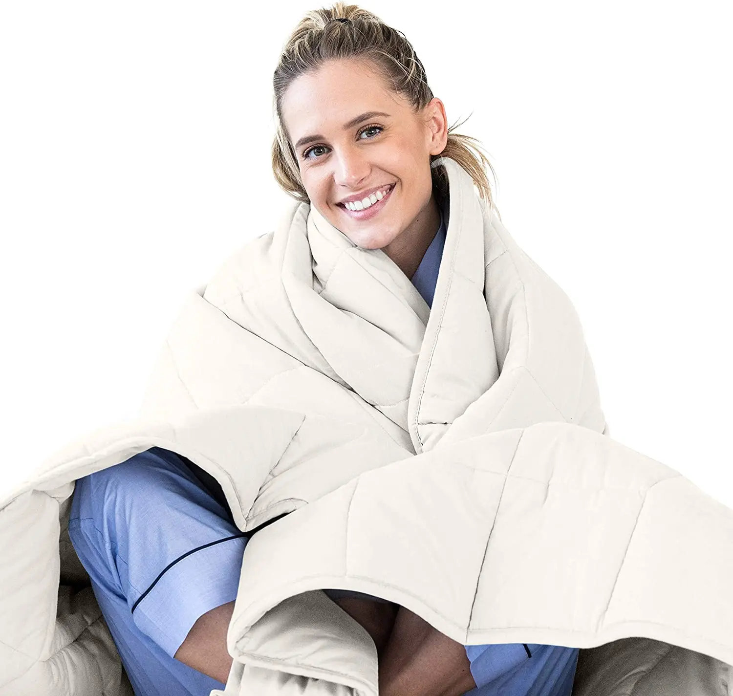 High Quality Weighted Blanket Soft Thick Comfort Blanket Cooling Breathable Custom Gravitation Blanket