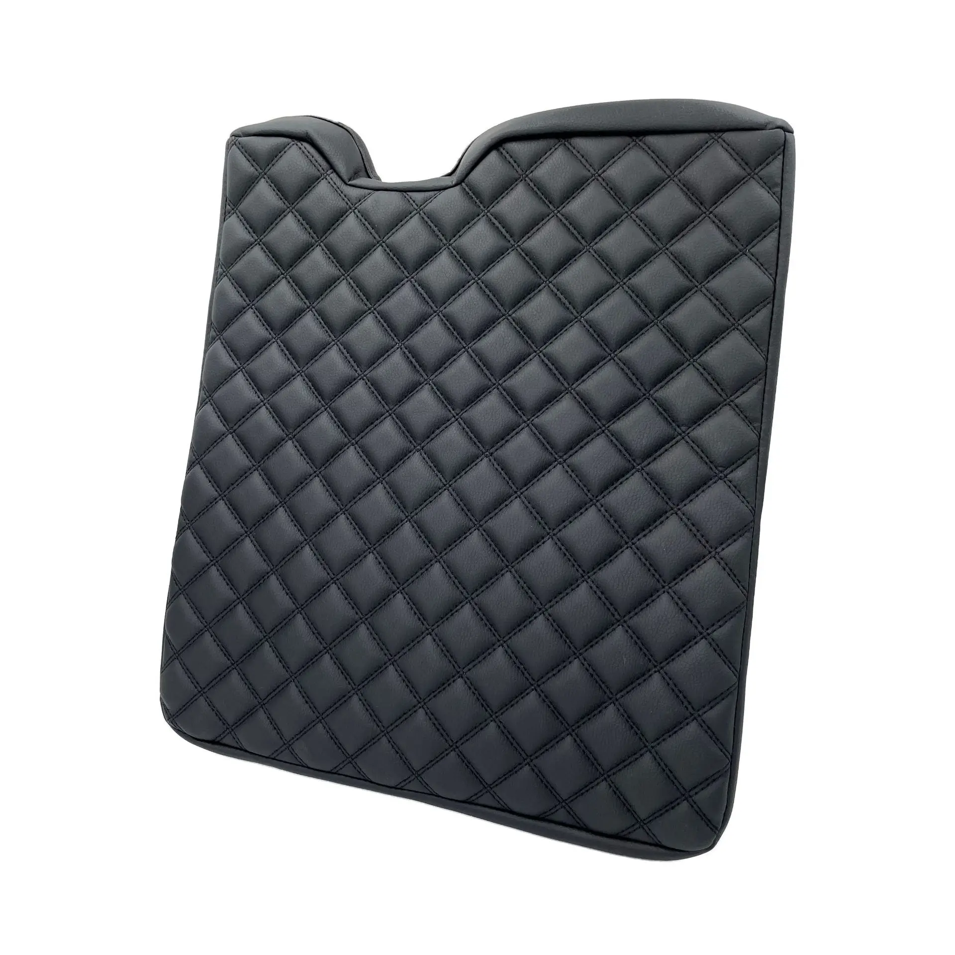 Black ABS Car Armrest Protection Pad Front Center Console Cover F150 F250 F350 F450 Jump Chair Storage Box Compatible Opp Bag