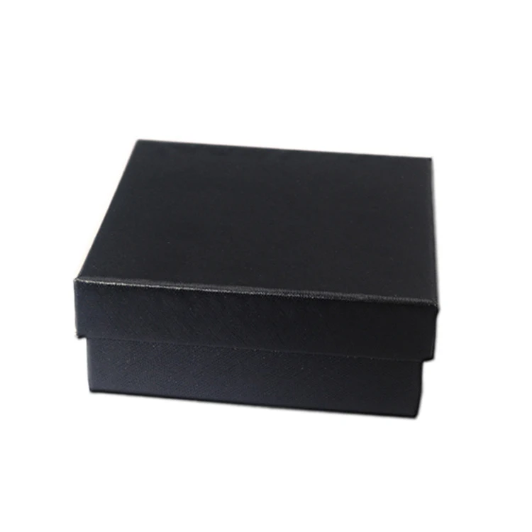 Wholesale luxury black cardboard paper packaging wallet belt gift box