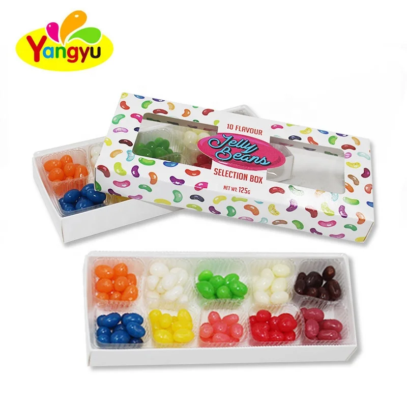 Подарочная коробка для фруктовых конфет, 10 ароматов, Желейная фасоль