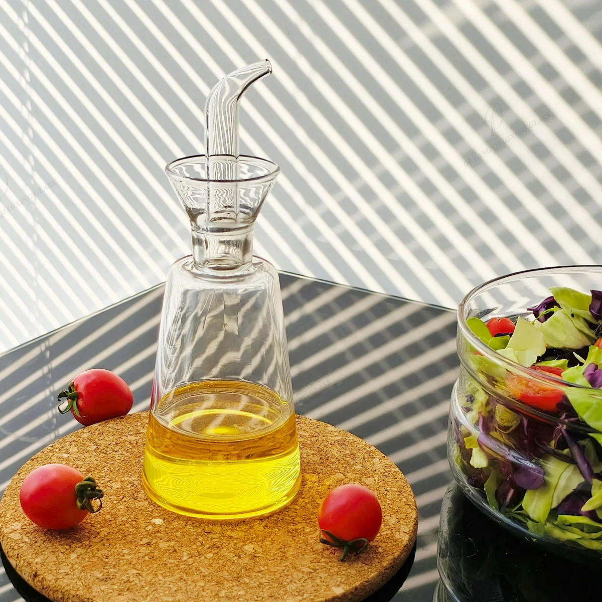 Oil Dispenser accessories borosilicate glass bottle oil and vinegar soy sauce dispenser Condiment Container kitchen