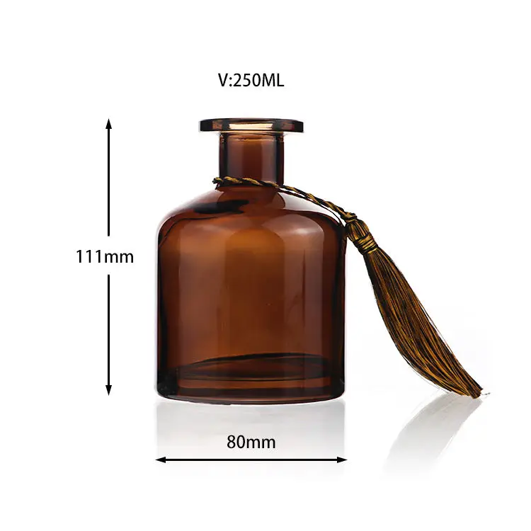 Classical Aroma Bottle 150ml 200ml 250ml 300ml Clear Black Amber Reed Diffuser Bottle 100ml Empty Reed Diffuser Bottle