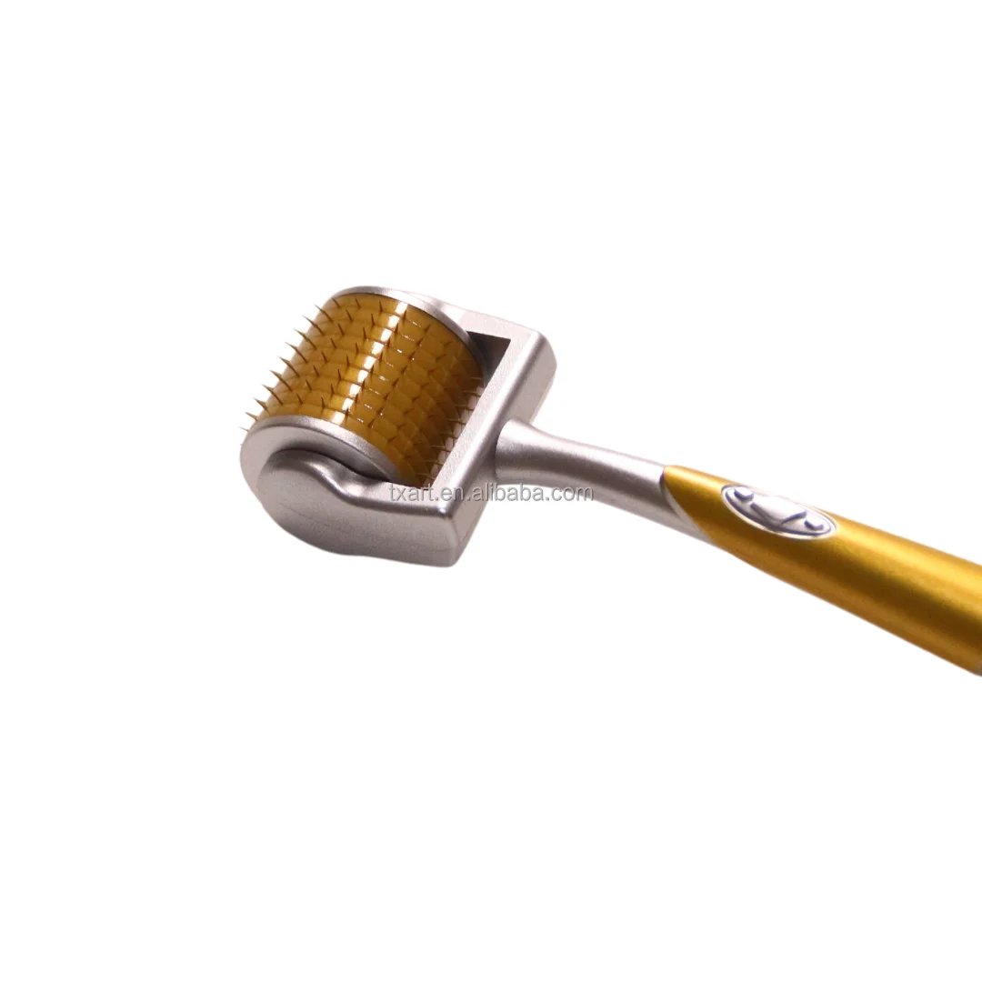 0.5mm 0.75mm 1.0mm 1.5mm 2.0mm 2.5mm 3.0mm  ZGTS Titanium 192 Pins Roller for Men Women Face Hair Beard Growth