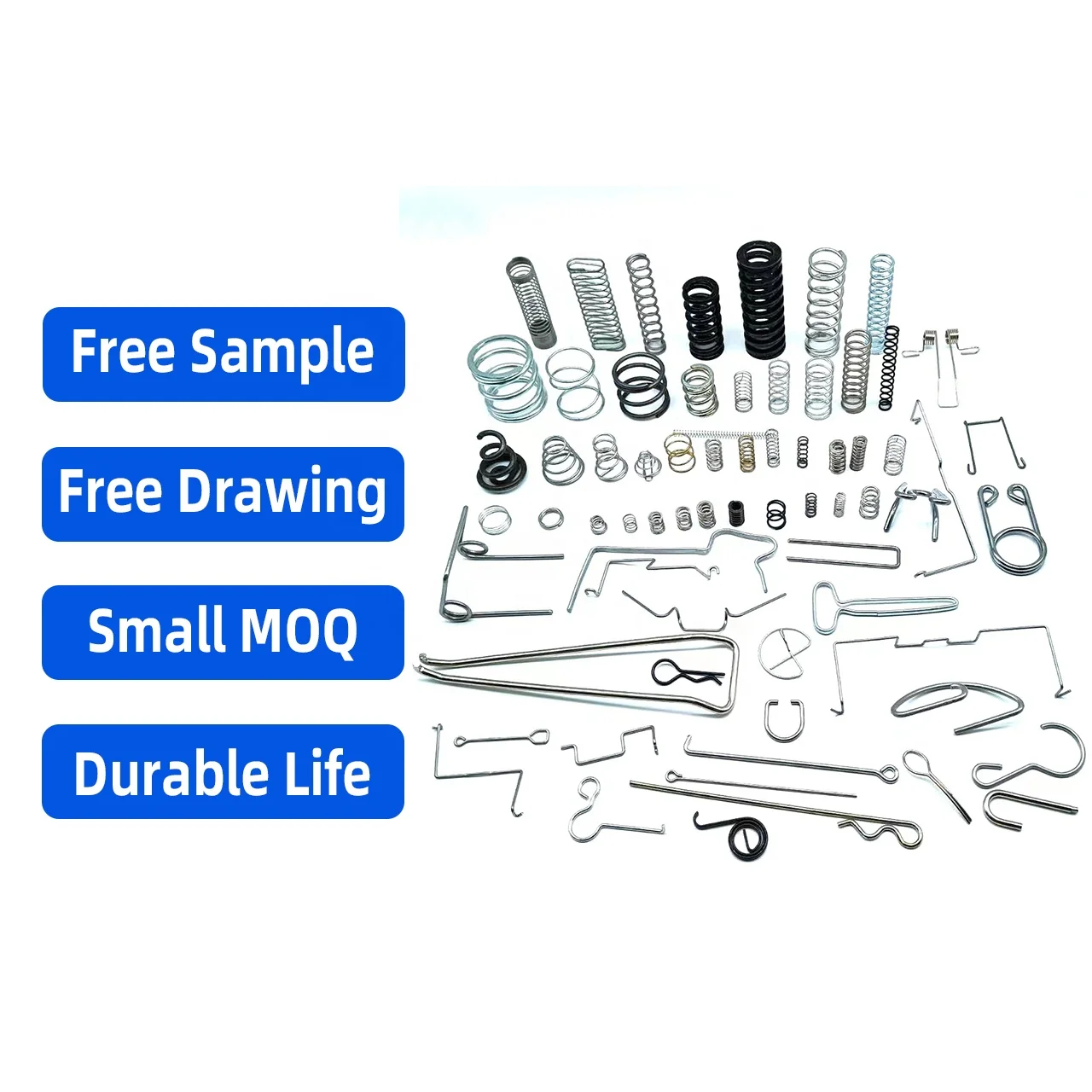 Factory Custom Compression Spring Steel Wire Extension Torsion Coil Compression Spring