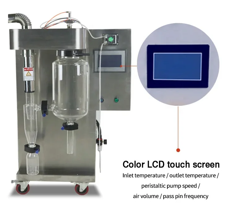 Powder Instant Tea desktop spray dryer for mini liquid drying machine
