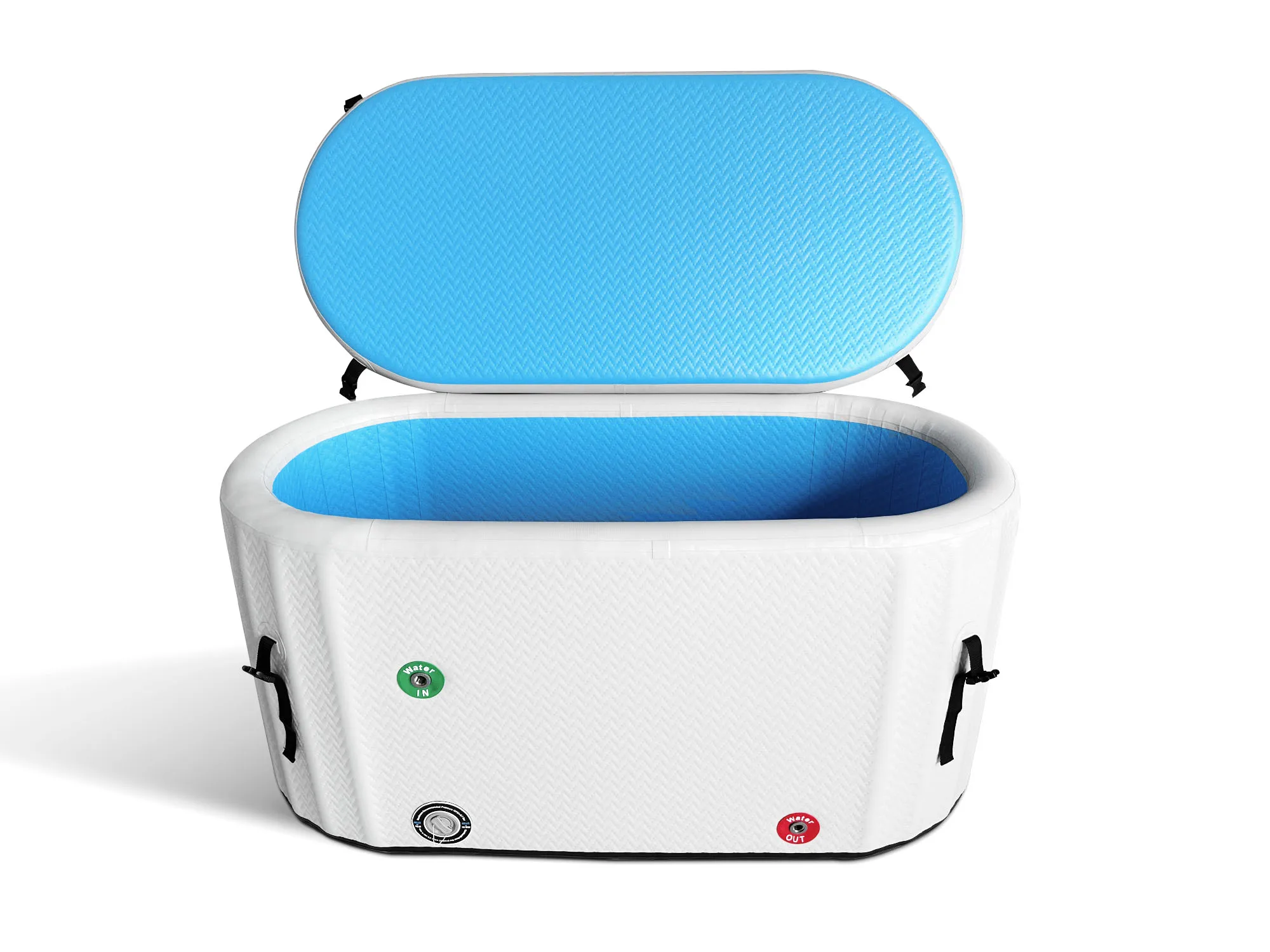 2024 Best Price Hot Inflat Ice Tub Bath With Lid Supplier Eco-friendly Tub Outdoor Large Inflated Hot Tub