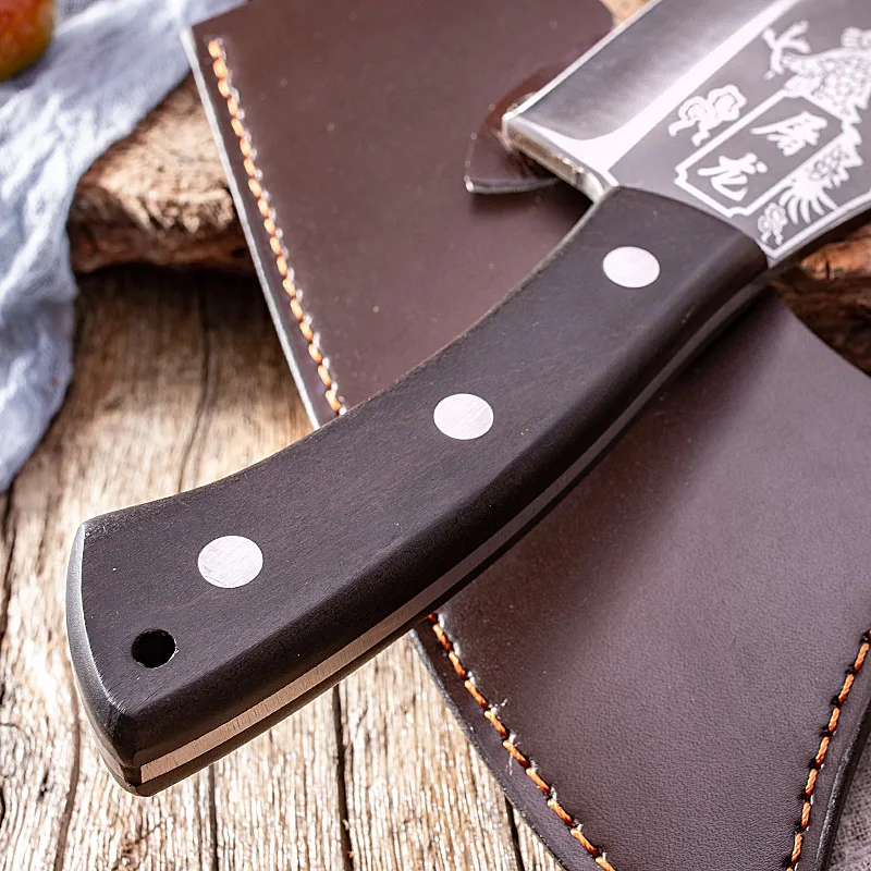 OEM Hot sale 8 inch 5Cr15Mov stainless steel heavy duty dragon slayer blade with sheath