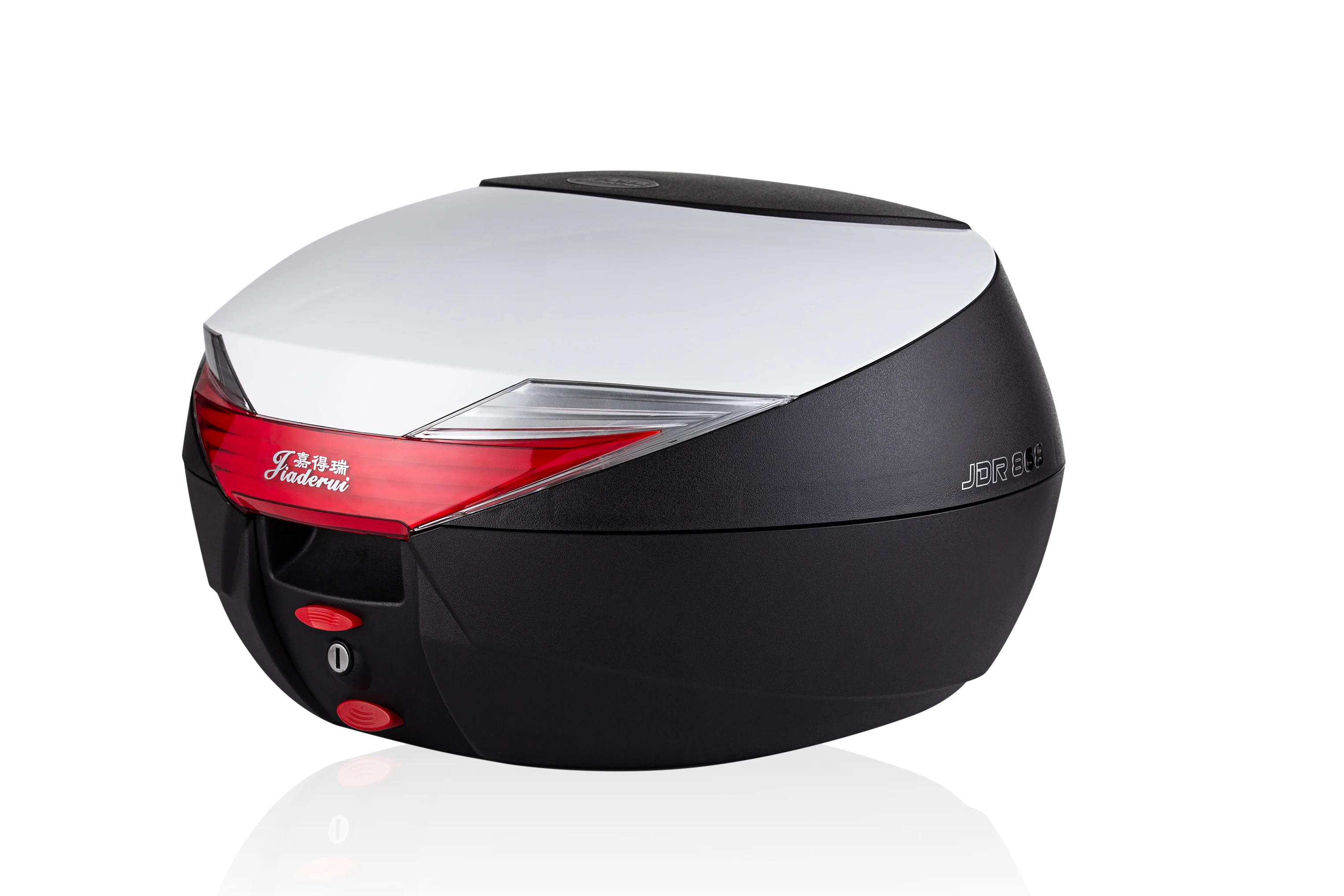 
42Liters motorcycle carrier box/colorful scooter top box/motorcycle top case 