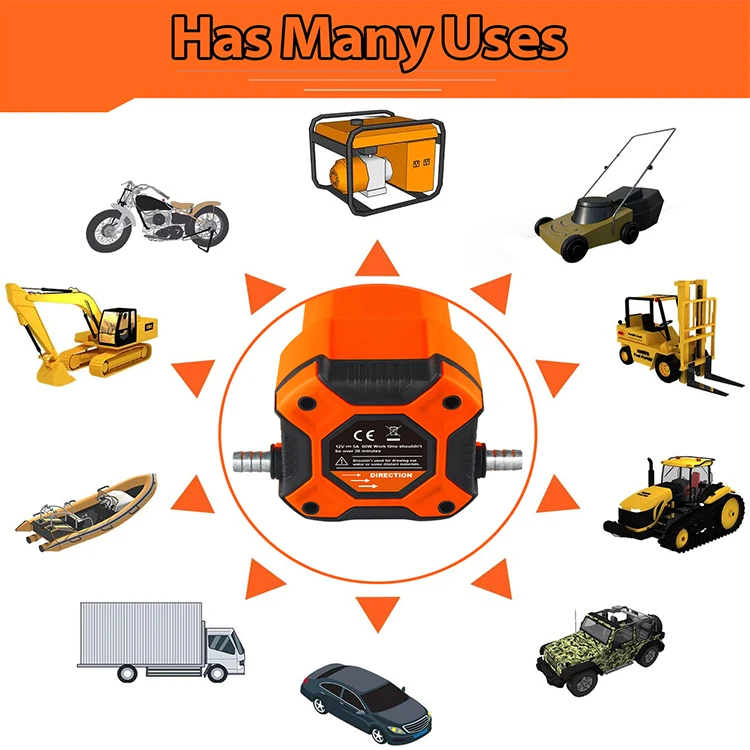 oil suction pump dc 12v 60w fluid extractor motor oil diesel transfer pump for car