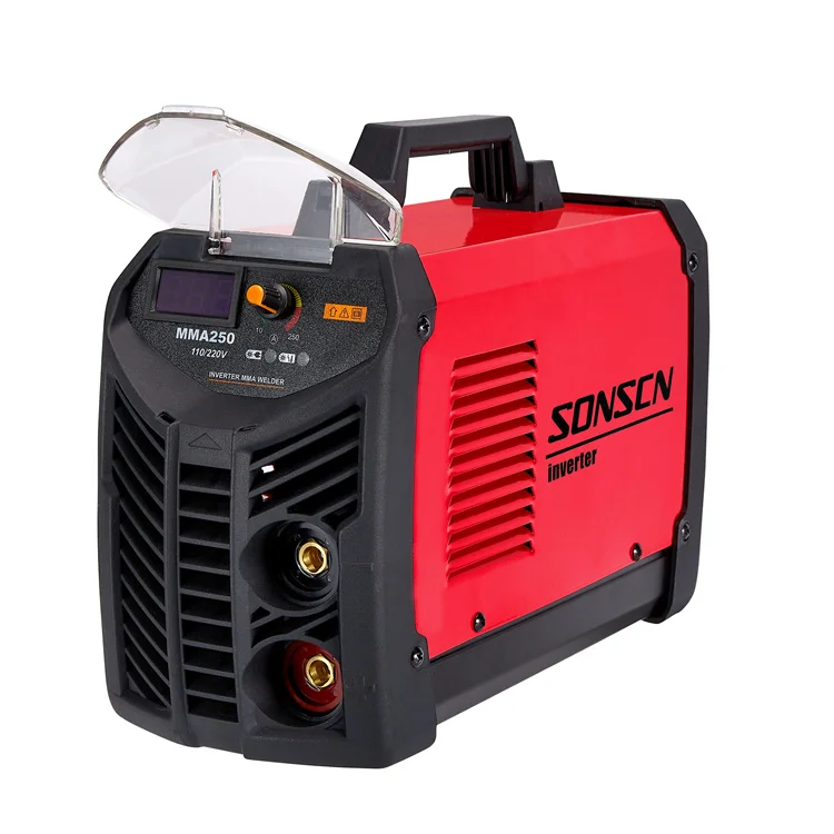 110V/220V High Power Mini Welder MIG/MMA/TIG/ARC IGBT Inverter 200/250A AC DC Copper Wire Electric Welding machine