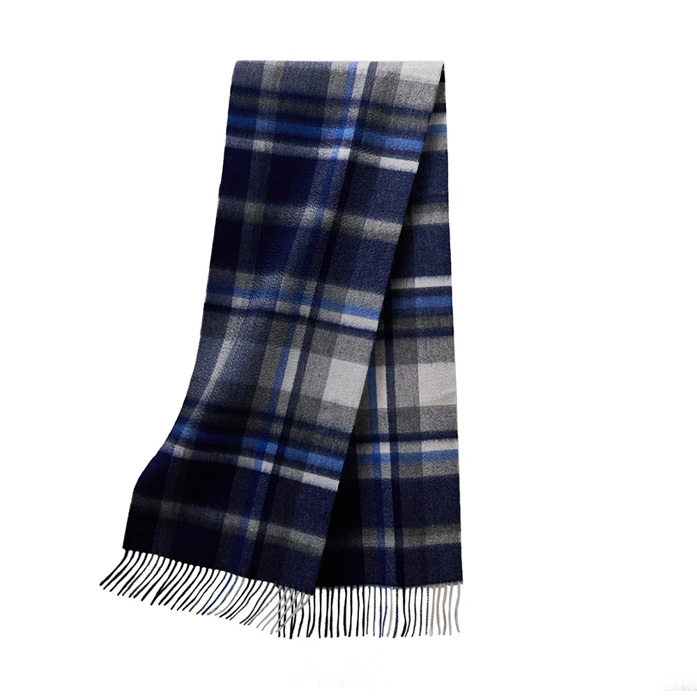 Индивидуальный мужской женский клетчатый кашемировый шарф из Внутренней Монголии дизайнерские Роскошные модные зимние клетчатые кашемировые шарфы шаль палантины