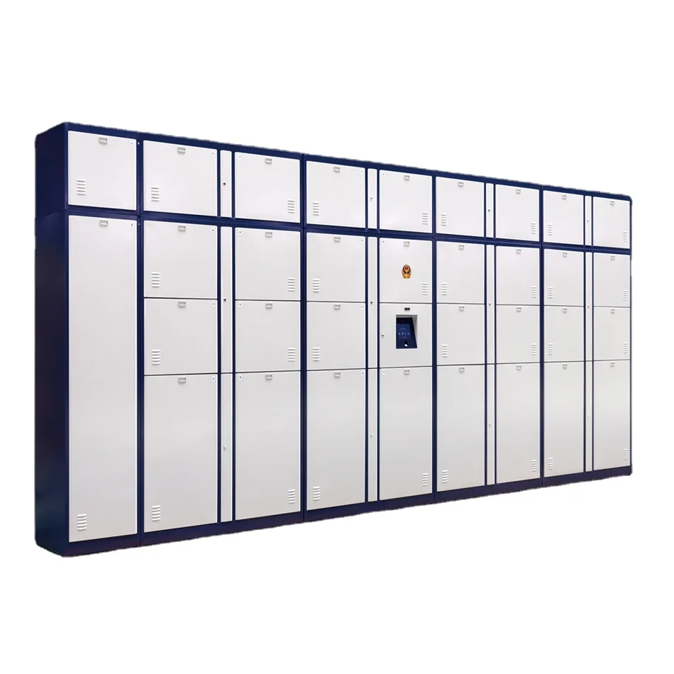 Intelligent Steel Parcel Locker Cabinet Specialized For Police Equipment Management