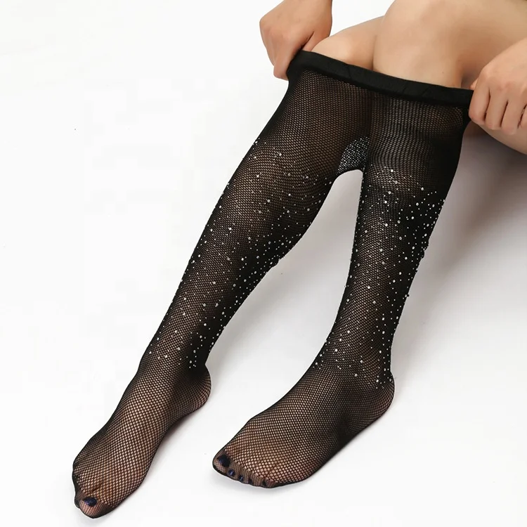 wholesale women sexy black sequins tights summer fishnet pantyhose