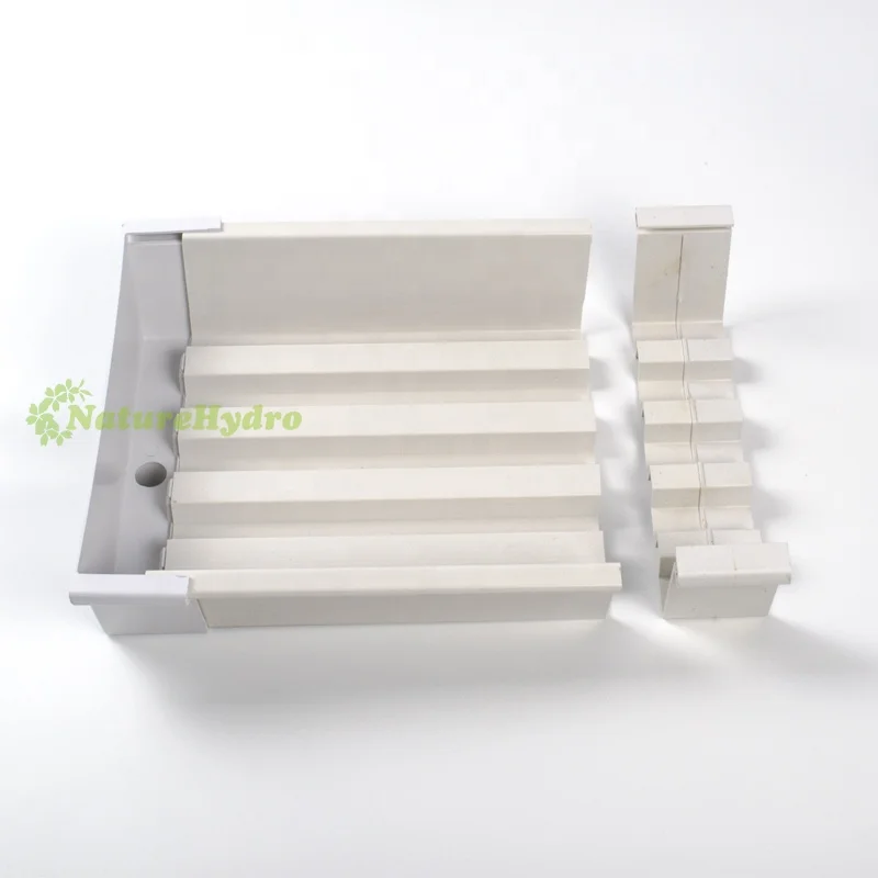 Hot sales Greenhouse Hydroponic Strawberry Cultivation Trough Planting PVC Channel