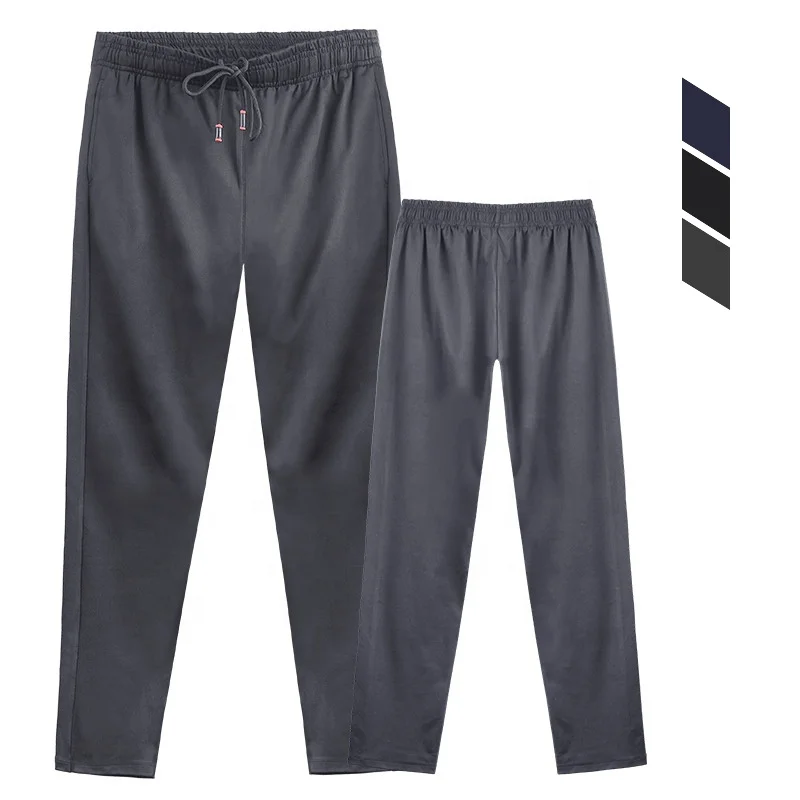 Wholesale Custom Logo 90% Polyester Fitness Workout Running Jogging Quick Dry Men Sweatpants Jogger Gym Pants